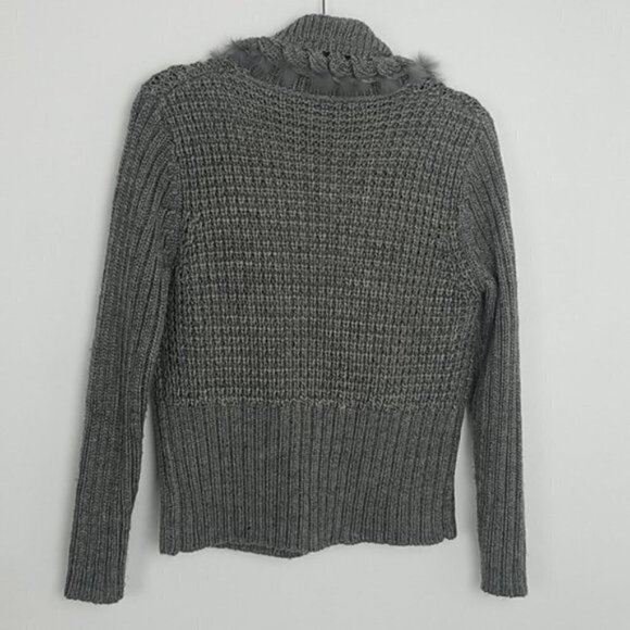 John Fashion gray wool warm sweater L - Picture 4 of 4